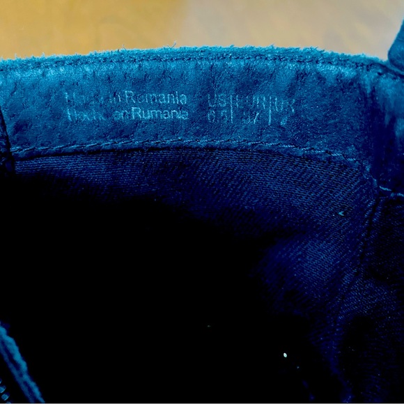 ALDO Black Leather Ankle Boots with Detachable Studs 37 - Picture 7 of 9